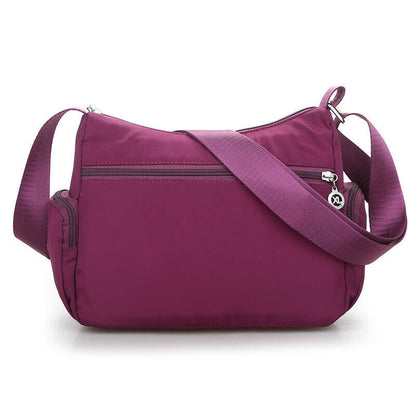 6 Colors Waterproof Nylon Bag Fashion Women Single Shoulder Bag Crossbody Bag,
