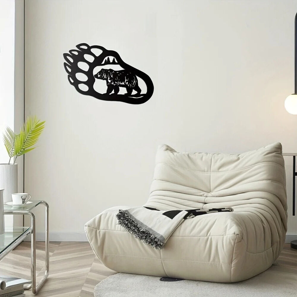 Bear Paw Wall Decoration Metal Wall Decor Modern Wall Decor Room Decor Sticker