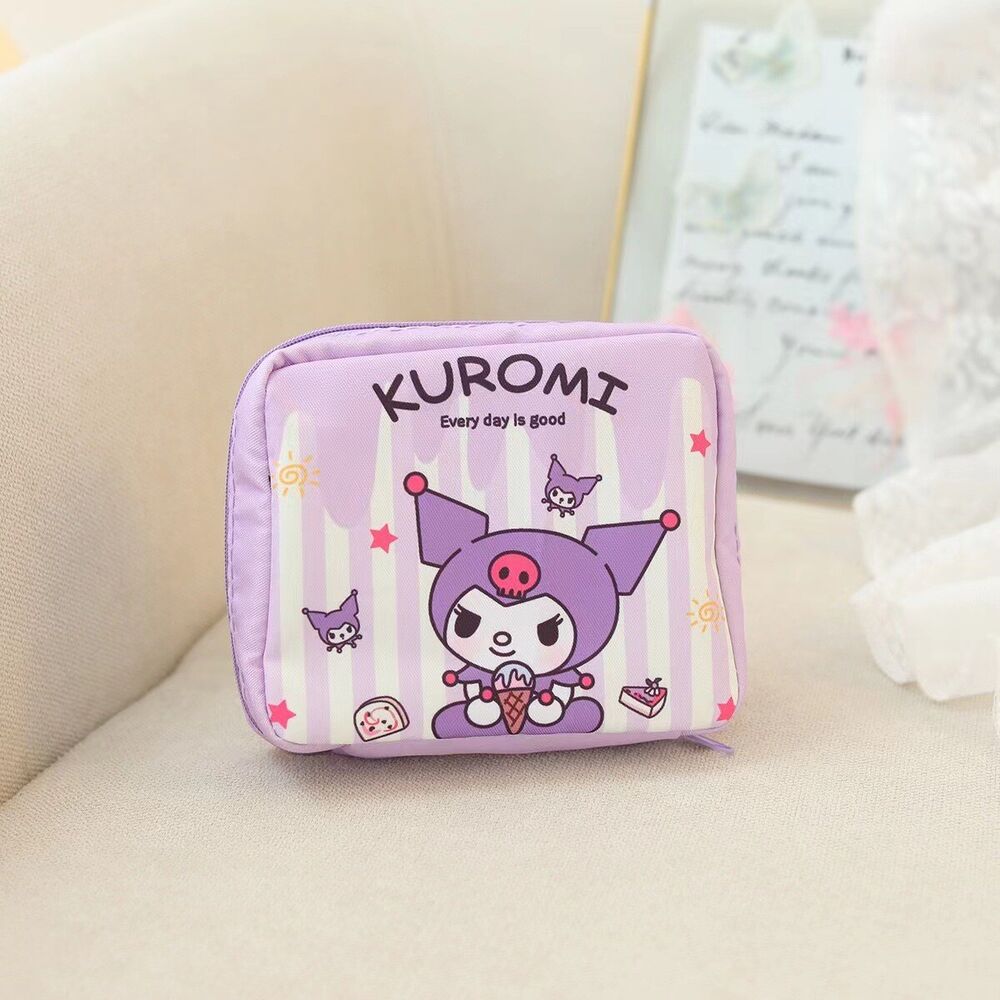 Girls' Portable Cute Jewelry Storage Bag Sanitary Cotton Storage Bag