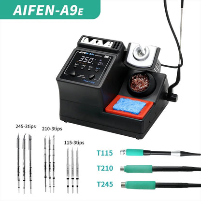 A9E Soldering Station Compatible Original Soldering Iron Tip 210/245/115 Handle