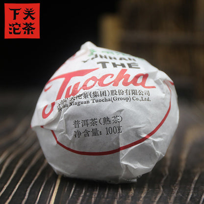 Xiaguan 2018 Pu Erh Tuo Cha Xiao Fa Tuo Yunnan Tuocha Ripe Pure Tea 100g