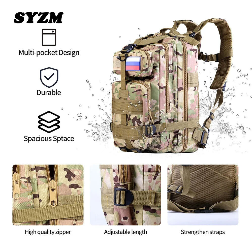 Tactical Backpack Military Rucksacks Camping Hiking Bag Hunting Backpack