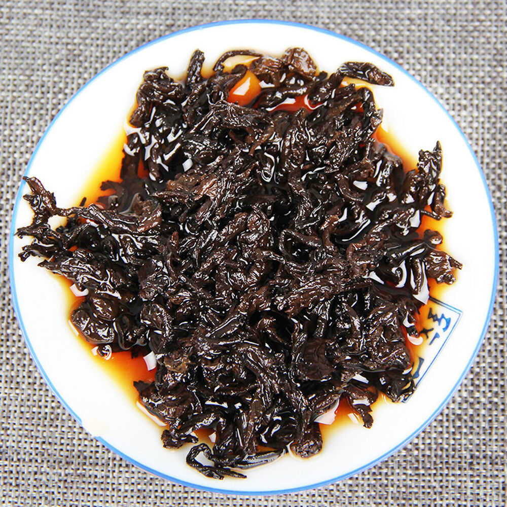 Black Premium Yunnan Old Tree Tea Healthy 200g Boiled Puerh Cake Ripe-
