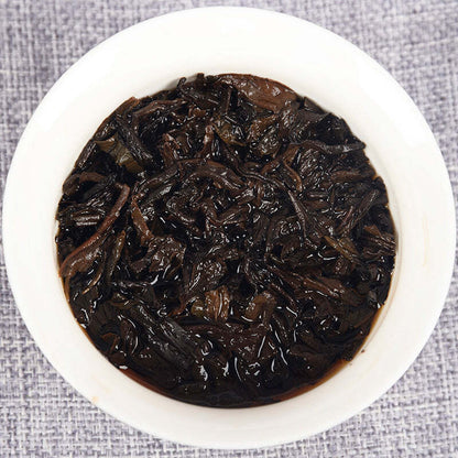 250g Cooked Puerh Brick Tea Golden Buds Pu-erh Ripe Tea Yunnan Organic Pu'er Tea