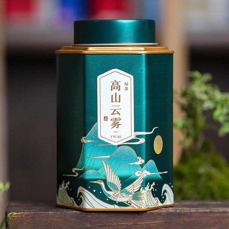 绿茶新茶可冷泡茶特级高山云雾绿茶茶叶罐装散茶Green tea new tea can be cold brewed tea premium 125g