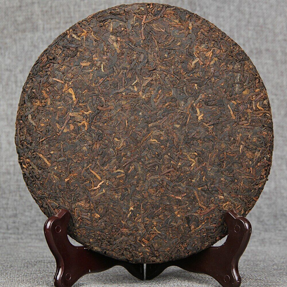 357g 2017 Menghai Scent of Time Ripe Puer Tea Golden Bud Shu Puerh Tea