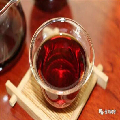 Premium Cooked Pu'er Black Tea Bamboo Shell Pu-Erh Jujube Fragrant Tuocha 500g