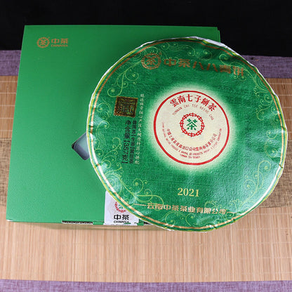 357g 88 Green Cake Banzhang Big Tree ChinaTea Pu'er Pu-erh Tea Raw Tea