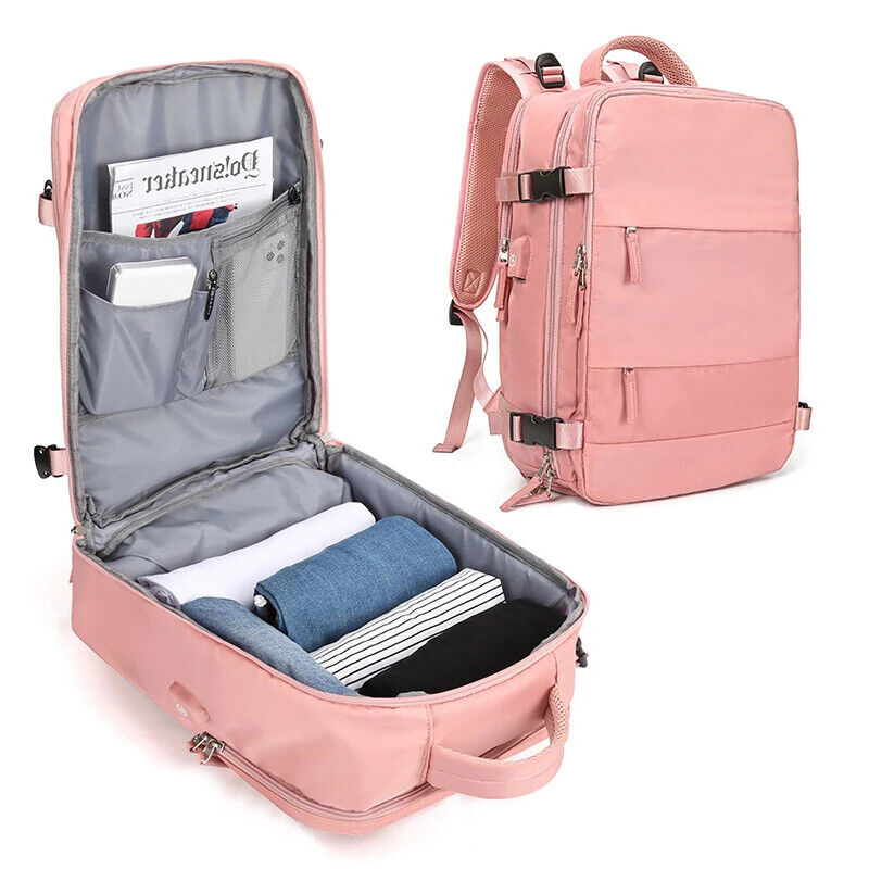 Travel Bag Backpack Women Outdoor Luggage Bag USB Charging Backpack