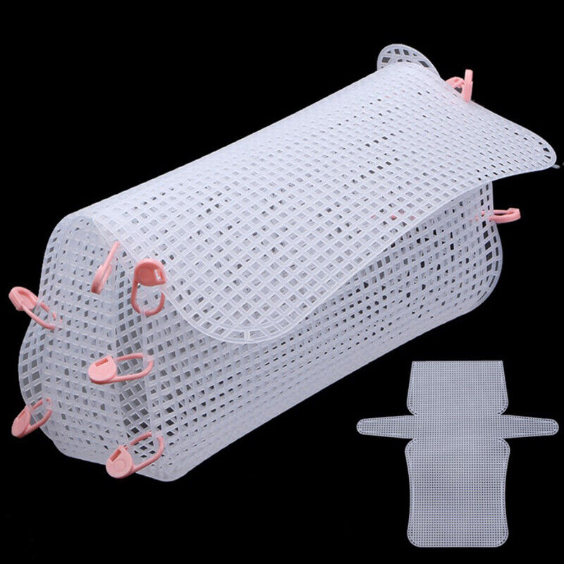 Auxiliary Knitting & Weaving Plastic Mesh Sheet Chenille Gold Velvet Diy Bag WO