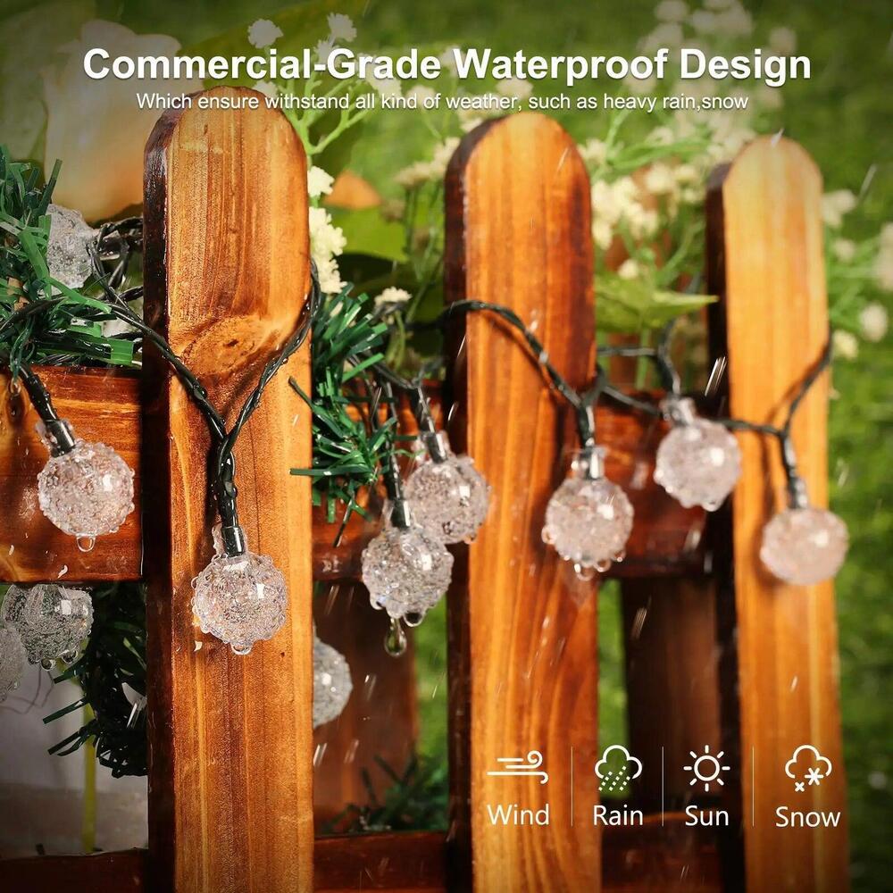 100led Solar Power String Fairy Lights Garden Outdoor Party Christmas Lamp Decor