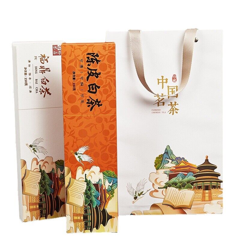 Fuding White Tea Small Square Piece Old Shoumei Gongmei Chenpi White Tea