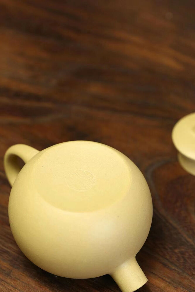 150cc chinese Yixing Handmade Zisha Green ClayTeapot DeFu GongFu Hu Tea Pot