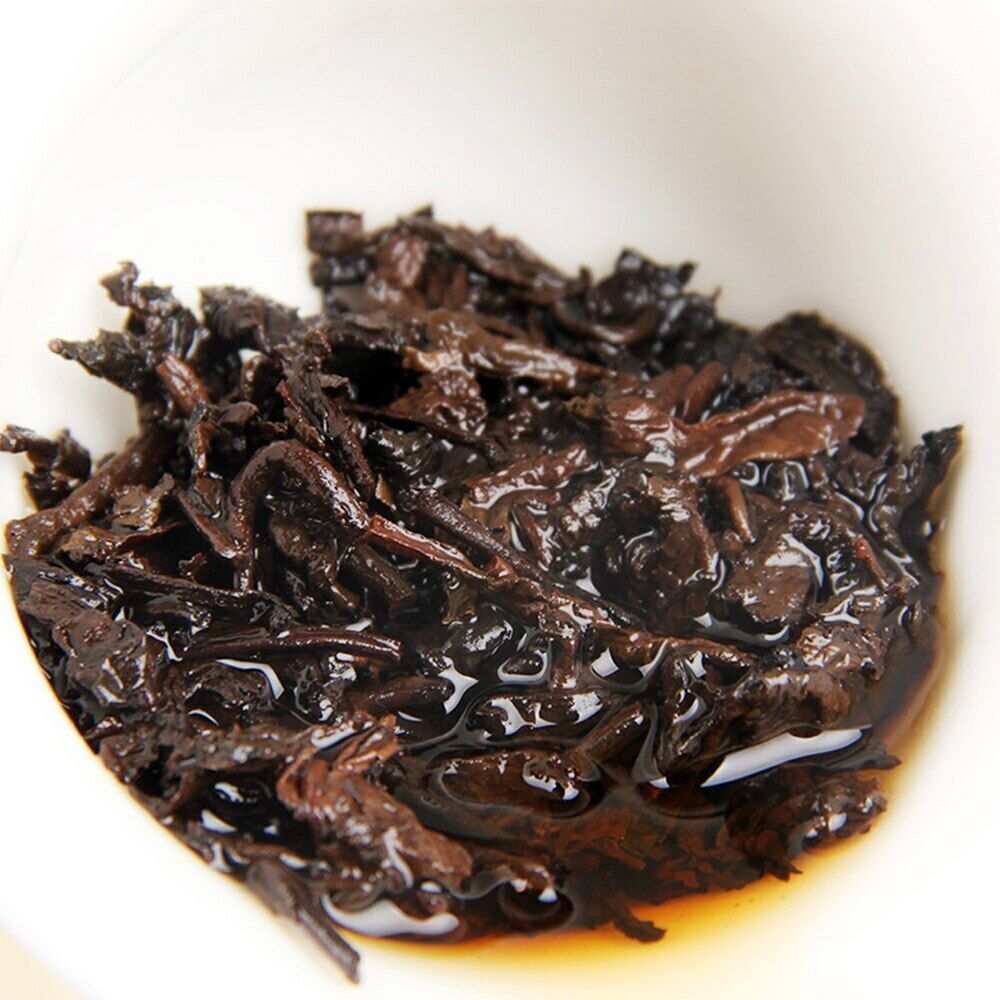 Golden Sail Puerh Tea MengHai Boiled Pu-erh 250g 2852 Mature Puer Tea Brick -
