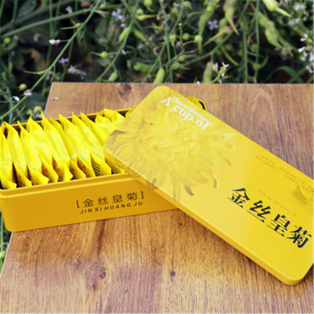 20pcs Gold Huang Ju Chrysanthemum Tea A Large Cup of Organic Herbal Tea