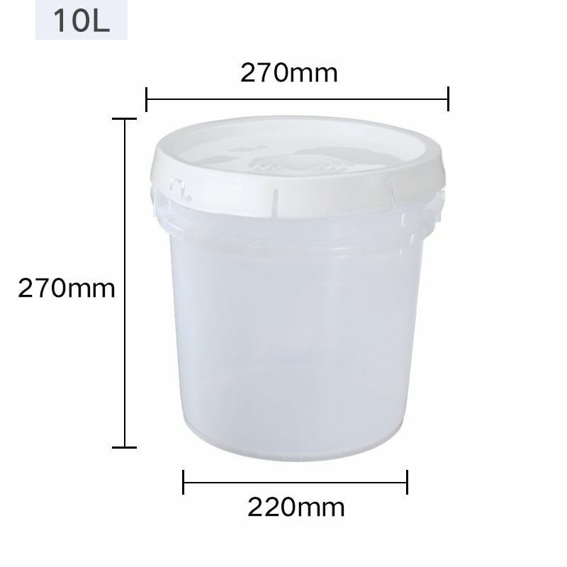 5/10L BPA Free Plastic Bucket Wine Fermentation Leakproof Containers Beer Barrel