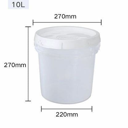 5/10L BPA Free Plastic Bucket Wine Fermentation Leakproof Containers Beer Barrel
