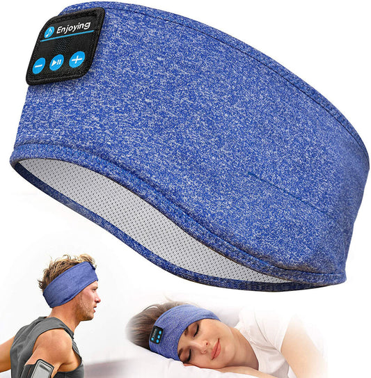 Sleep Headphones Bluetooth 5.0 Headband Wireless Earbuds Sport Run Music Headset