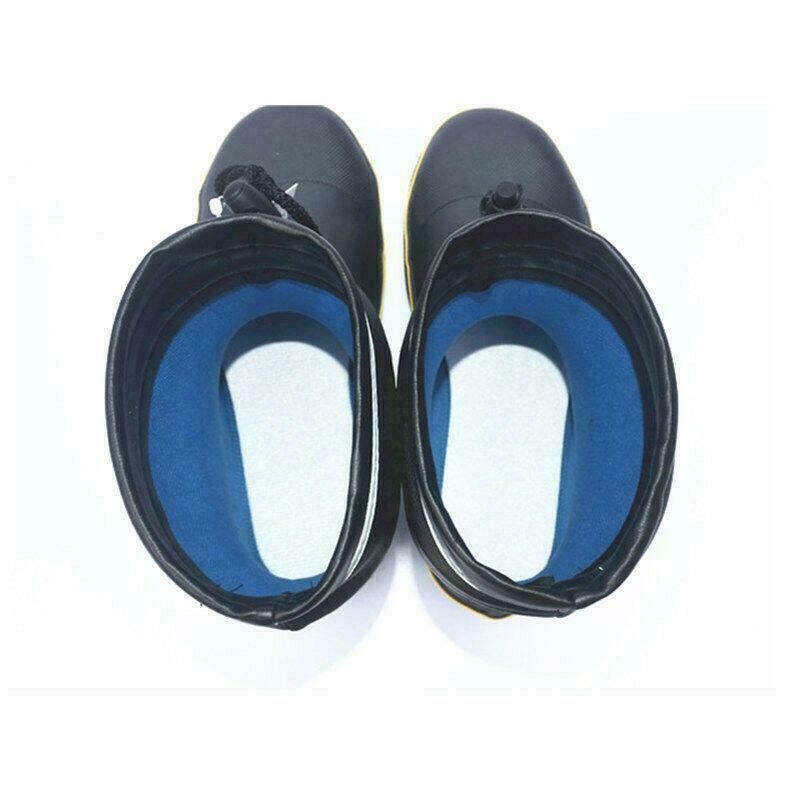 Mens Steel Toe Safety Rain Boots Anti-puncture Waterproof Rubber Work Shoes New