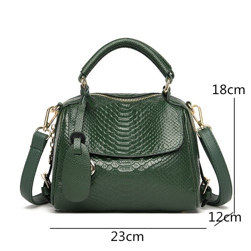100% Genuine Leather Women Shoulder Bags Handbags Women's bag Crossbody Bags