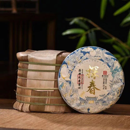 357 GM Tanchun Pu-erh Raw Tea Cake Yunnan Sheng Pu-erh Tea Dingxing Pu-erh Tea