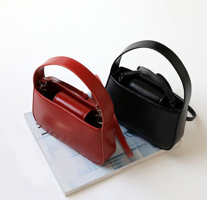 Small Mini Real Leather Shoulder Bag Tote Purse Clutch Handbag Crossbody Fashion