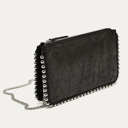 Chains Women Crossbody Bags Handbags Leather Lady Shoulder Bag Lady Small Flap