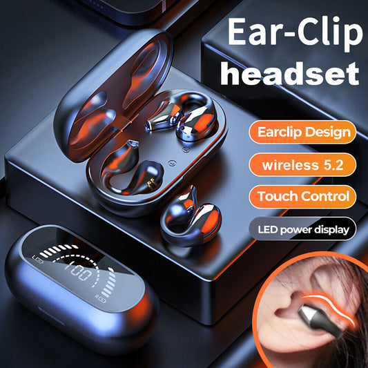 Bone Conduction Bluetooth 5.2 Headset Earphones For iPhone Samsung iPad Android
