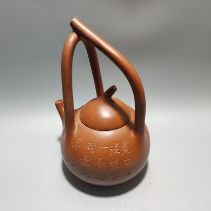 Vintage Chinese Yixing Purple Clay Teapot Zisha Ceremony Fashion Gift Teaware