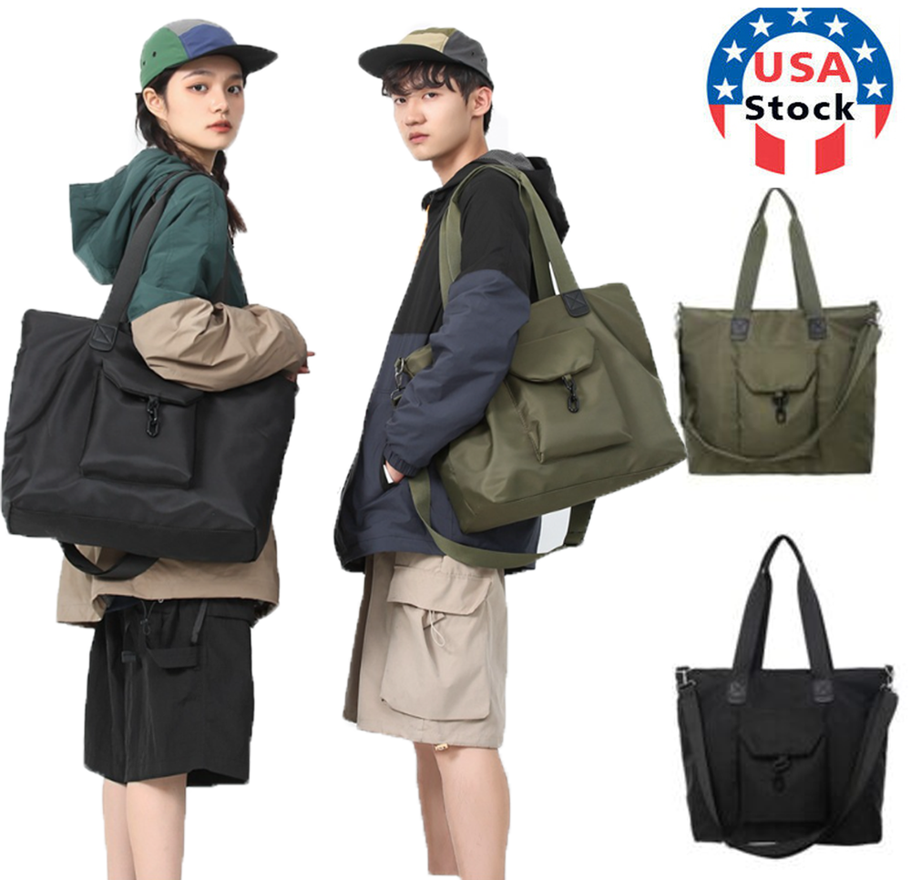 Nylon Bag Women Men Tote Shoulder Bag Handbag Casual Travel Fashion Waterproof