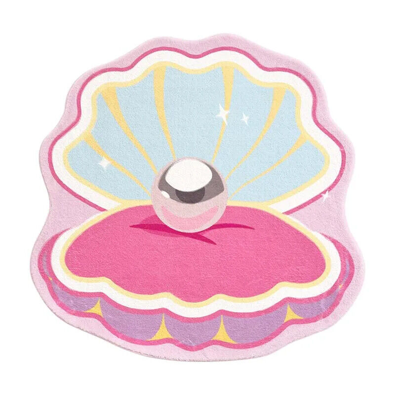 Door Mats Polyester Art Creative Shell Carpet Soft Bedroom Area Rugs Room Decors