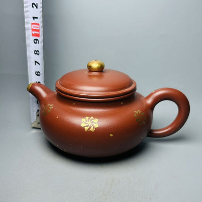 Vintage Chinese Yixing Purple Clay Teapot Zisha Ceremony Fashion Gift Teaware