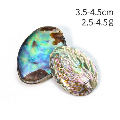 Sea Shells Conch Natural Abalone Aquarium Landscape Home Decoration 35-45mm 2Pcs