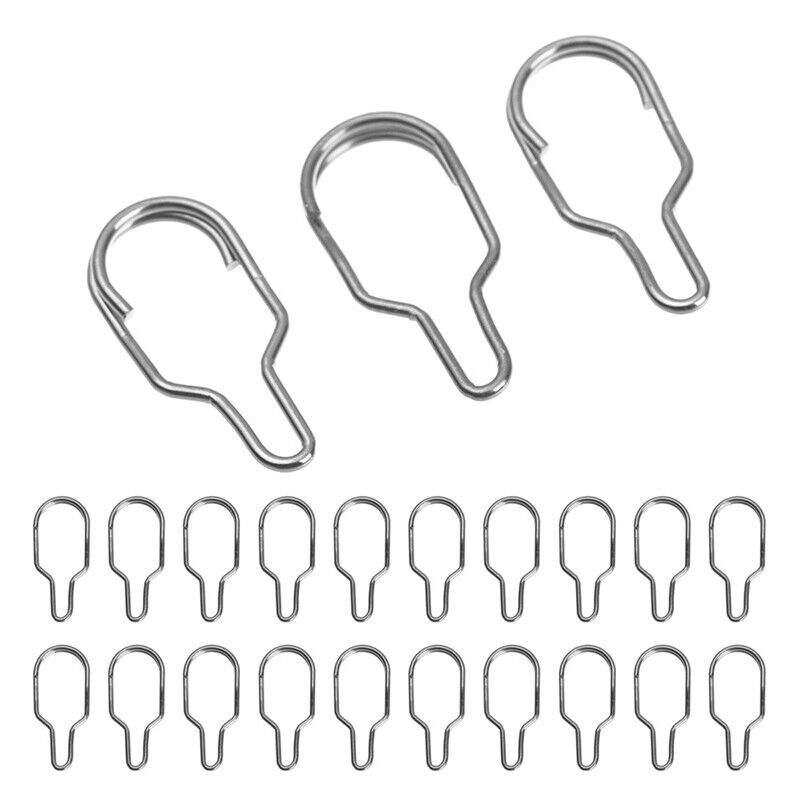 50Pcs PVA Bag Link Clip Carp Fishing Quick Change Feeder Swivel Snaps Accessory