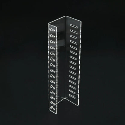 Jewelry Display Board Clear Acrylic Earrings Nose Tongue Studs Organizer Holders