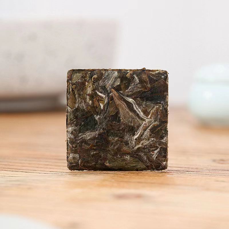 10Pcs Fuding White Tea Small Tea Brick High Mountain Old White Tea Healthy Drink