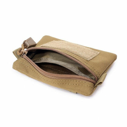 Outdoor Bag Multifunction Key Card Case Coin Purse Outdoor Tactical Zipper Nylon