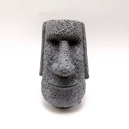 Silicone Easter Island Statue Mold Candle Soap Making Concrete Crafts Mould Tray