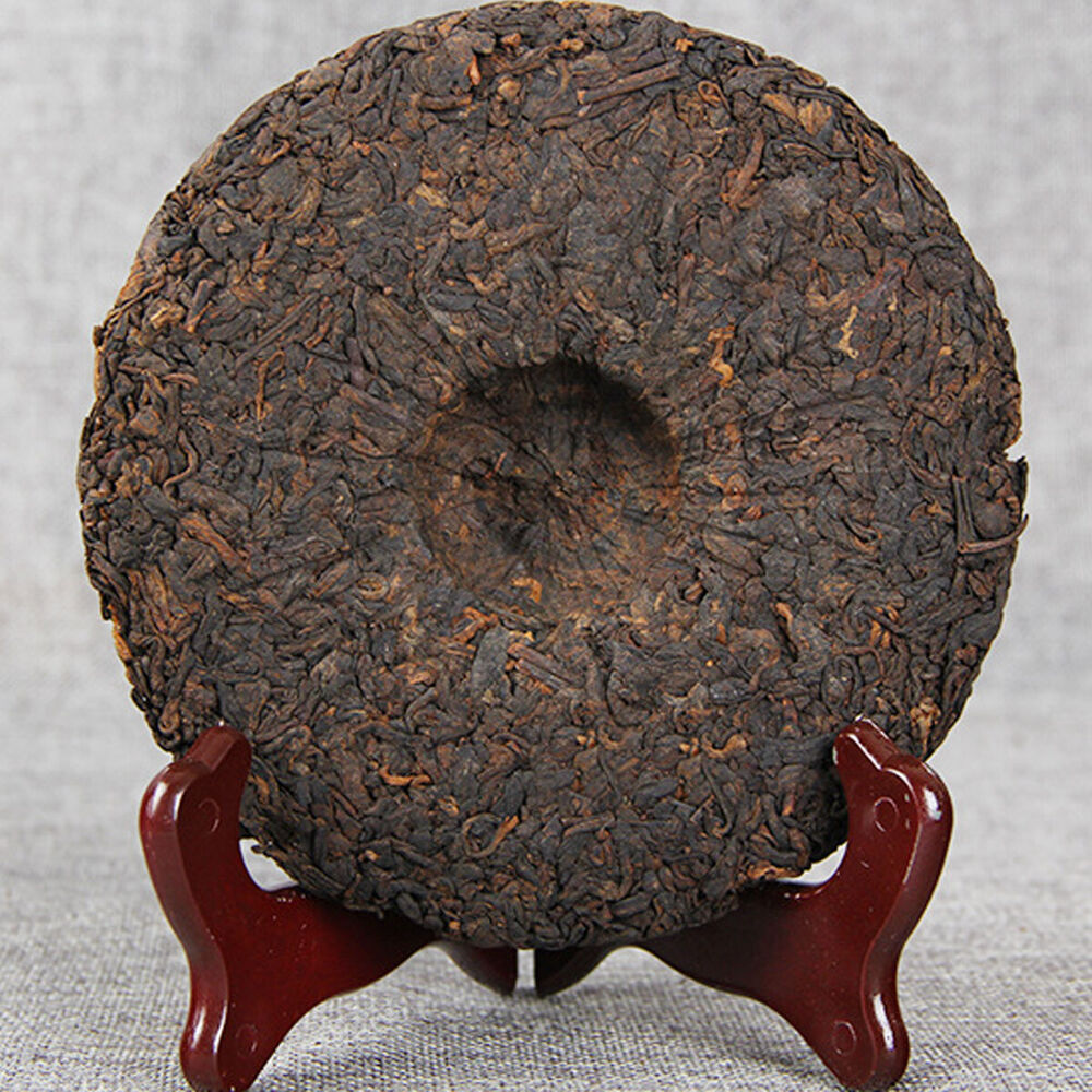 Black Premium Yunnan Old Tree Tea Healthy 200g Boiled Puerh Cake Ripe-