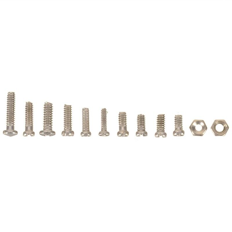 Watch Repair Kit 600Pcs Assorted Screws Clock Eyeglasses Parts Tools Accessories
