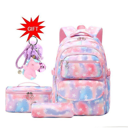 Backpack Kids Girls School Backpack Girls Bookbags Set Children's Schoolbag