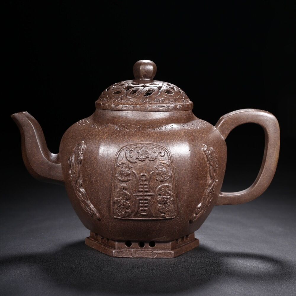 Vintage Chinese Yixing Purple Clay Teapot Zisha Ceremony Teaware Collection Rare