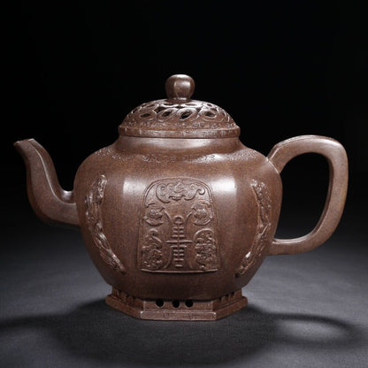 Vintage Chinese Yixing Purple Clay Teapot Zisha Ceremony Teaware Collection Rare