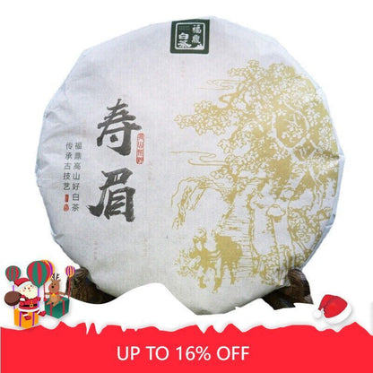 350g Top White Tea Fuding Shou Mei Organic White Tea Cake High Mountain Bai Cha