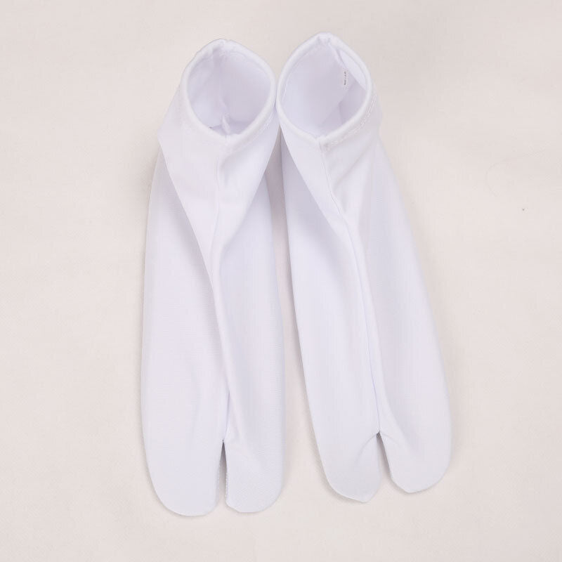 Kimono Japanese Cosplay Socks Simple White Foot Bag Non-slip Bottom Two-finger