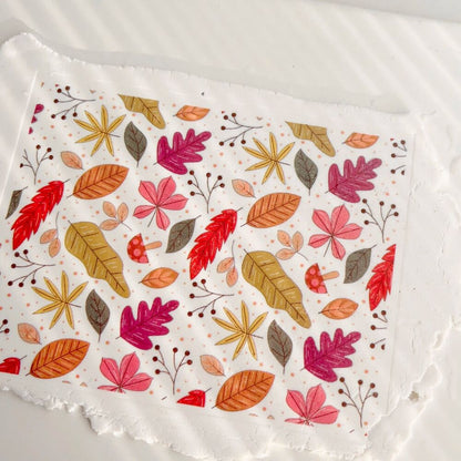 Polymer Image Transfer Paper Plants Flowers Leaf Decals DIY Jewelry Craft Tools