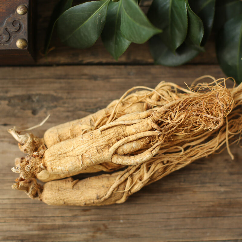 Dried Korean ginseng,Chinese Panax White Ginseng Roots 8 Years Old 1000grams