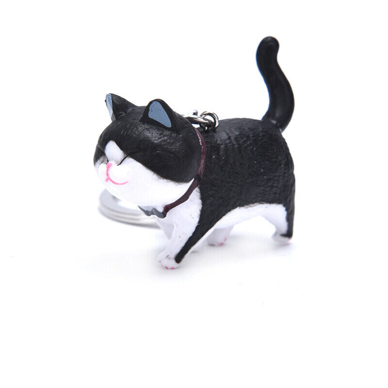 New Lovely Cat Kitten Keychain Keyring Handbag Pendant Ornament Kids Toy Gif-ca