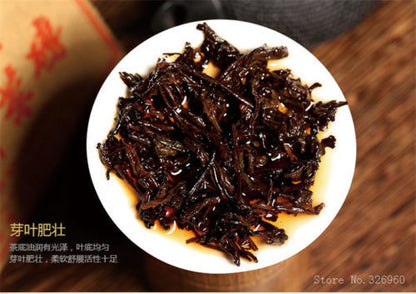 100g China Yunnan Graet Brick Ripe Pu Er Tea Older Puer Tea Ancestor Health Care