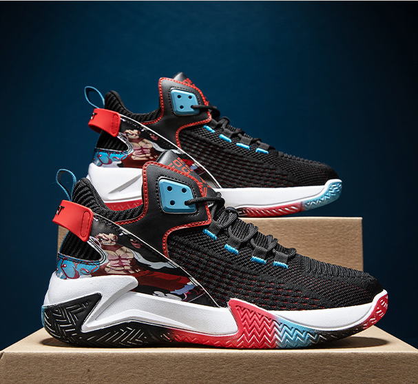 Trend 2022 new leisure sports flying woven basketball shoes